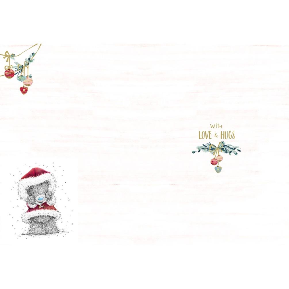 Goddaughter Me to You Bear Christmas Card Extra Image 1